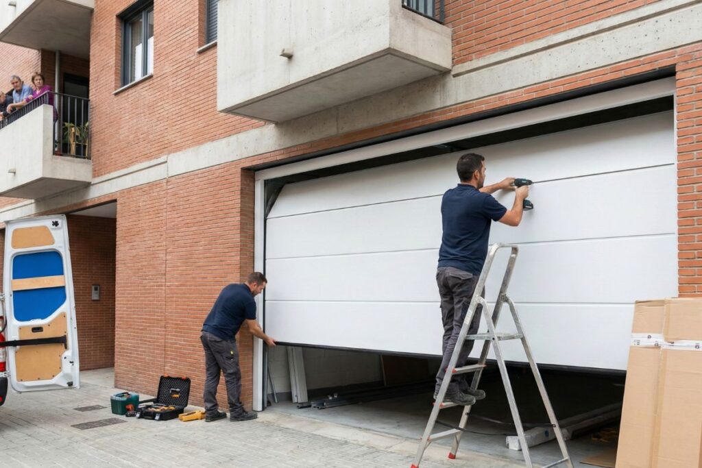 instalacion de puerta sectorial en leon